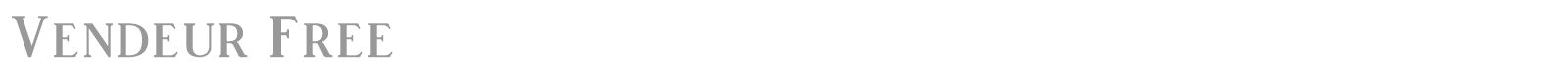 Vendeur font preview